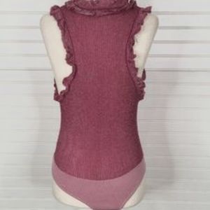 Free People Metallic Bodysuit